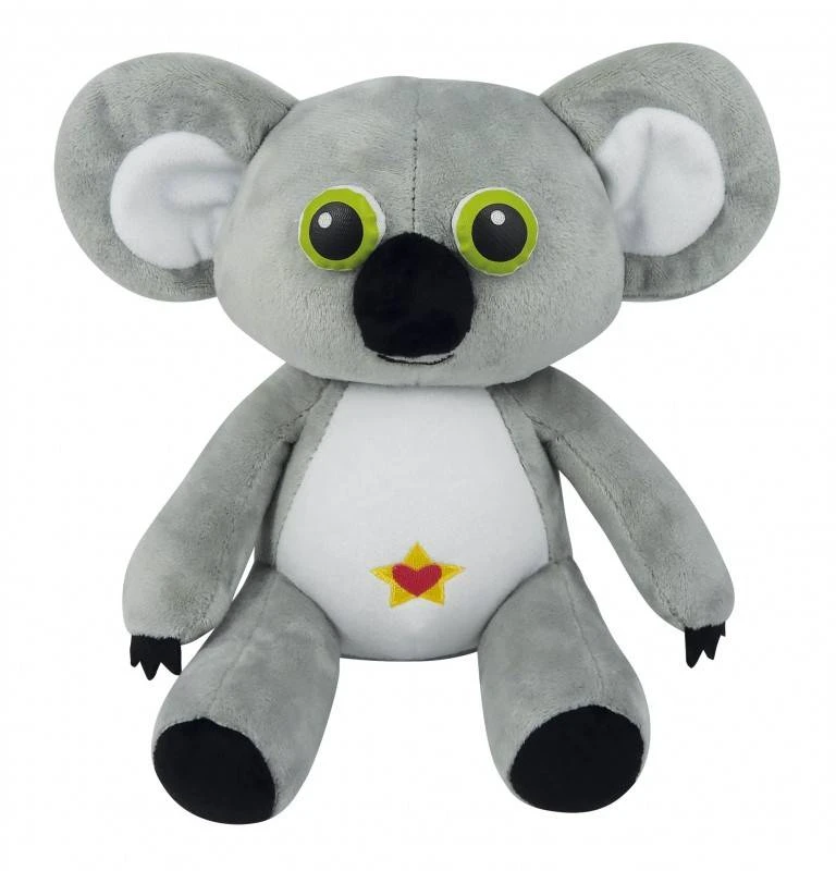 Buki France Šviečianti pliušinė koala-lampa kūdikiams, su laikmačiu, 38 cm