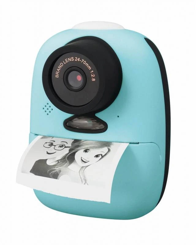 Buki France Vaikiškas momentinis fotoaparatas su terminiu spausdintuvu, 4GB, 6+ metų