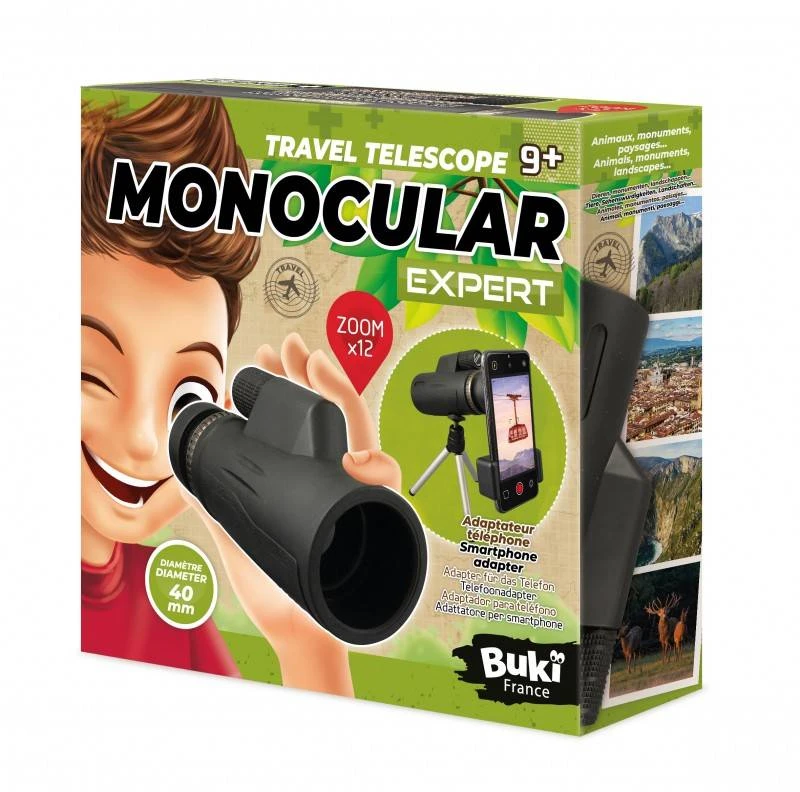 Žiūronai Buki France Buki 12x vaikiškas monoklis