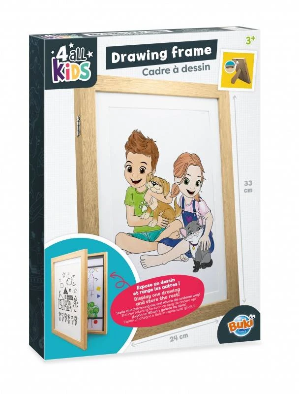 Nuotraukų rėmelis Buki France Vaiko piešinių rėmelis A4 24x33 cm – talpina iki 50 piešinių, atverčiamas