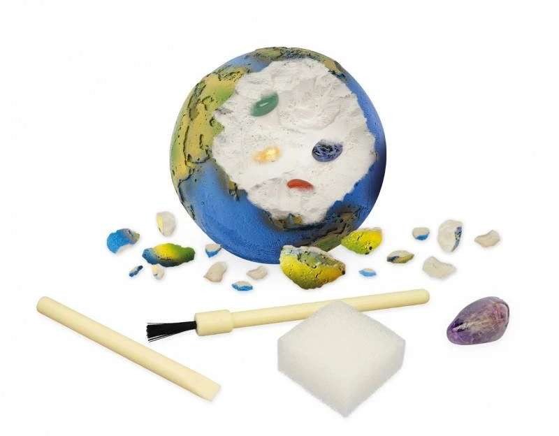 Dėlionė Buki France Kasinėk planetas Žemė su 6 akmenimis