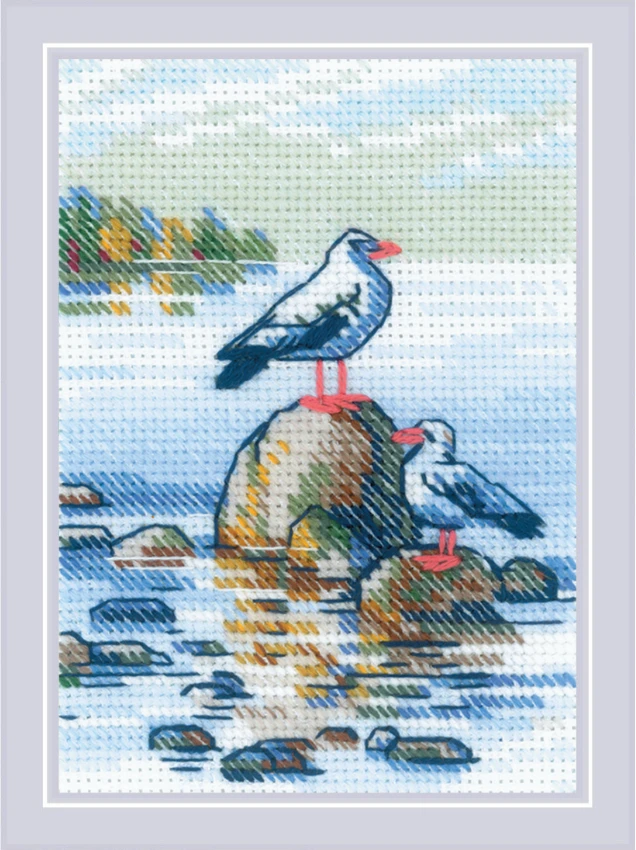 By the Lake. Siuvinėjimo rinkinys iš RIOLIS Nr.: 2328