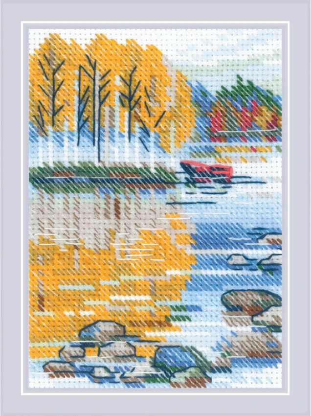 By the Lake. Siuvinėjimo rinkinys iš RIOLIS Nr.: 2328