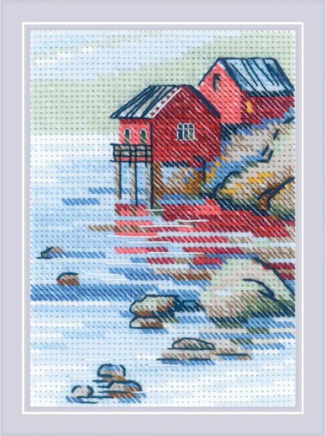 By the Lake. Siuvinėjimo rinkinys iš RIOLIS Nr.: 2328