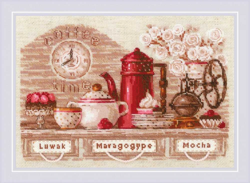 Caffee Time siuvinėjimo rinkinys iš RIOLIS Nr.: 1874