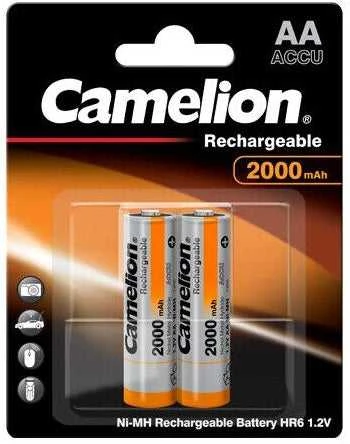 Camelion AA 2000mAh įkraunamos Ni-MH baterijos, 2 vnt. rinkinys
