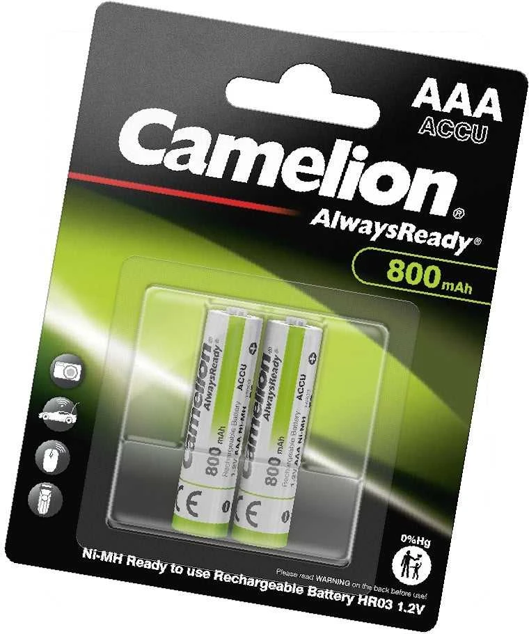 Camelion AlwaysReady AAA 800mAh įkraunamos Ni-MH baterijos 2vnt