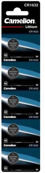 Baterija - Camelion CR1632 3V Ličio Monetų Elementas 5 Pak.