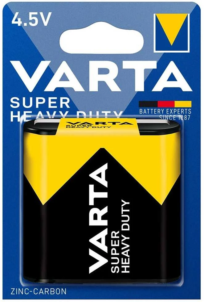 Varta Super Heavy Duty 4.5V 3R12 baterija, 1 vnt.