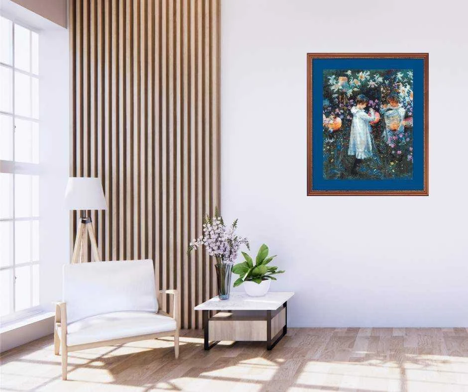 Riolis Gvazdikas, lelija, lelija, rožė pagal J. S. Sargento paveikslą 30x35 SR2053