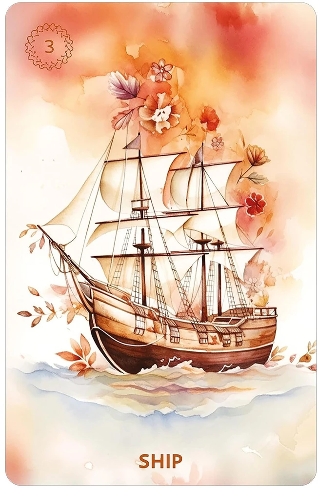 Cartamundi Dusserre Cartomancie Kolekcionuojamos Kortelės - Autumn's Embrace Lenormand 36 Kortelės Su Dama Ir Ponas