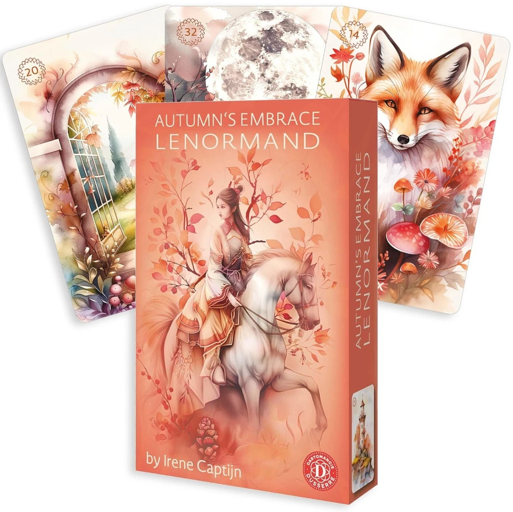 Cartamundi Dusserre Cartomancie Kolekcionuojamos Kortelės - Autumn's Embrace Lenormand 36 Kortelės Su Dama Ir Ponas