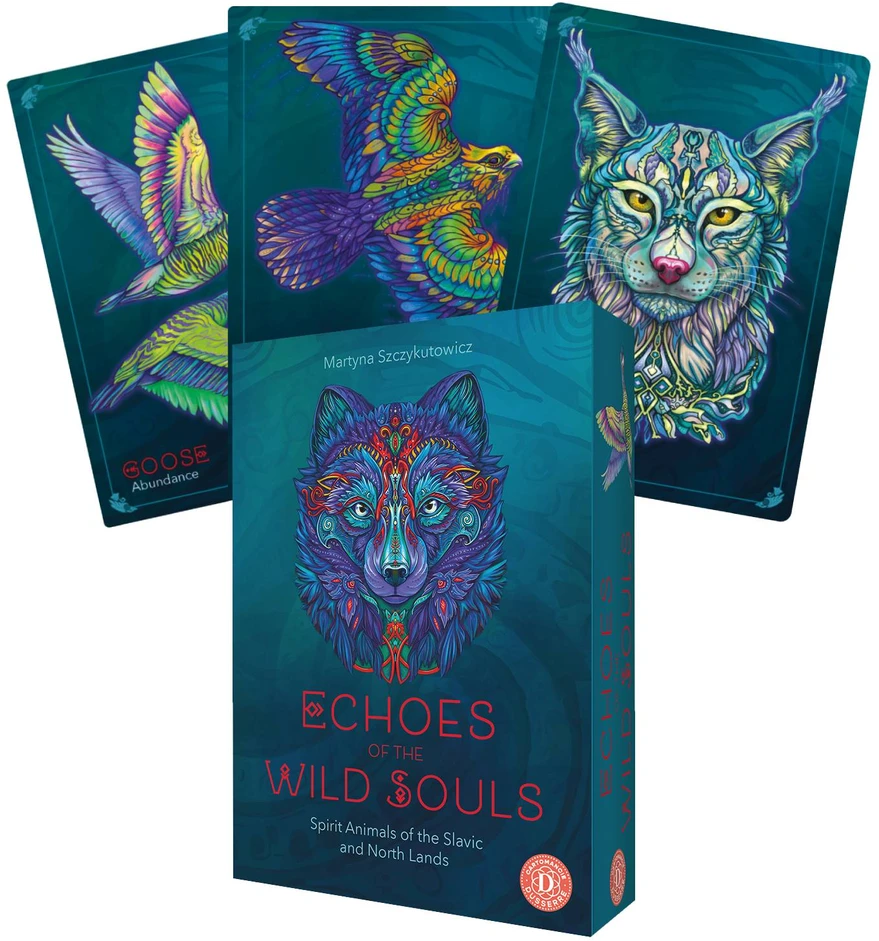 Cartamundi Kolekcionuojamos Kortelės - Tarot Kortų Kaladė - Echoes of the Wild Souls, 34 Iliustruotos Kortos, 15,0 x 10,5 x 3,5 cm