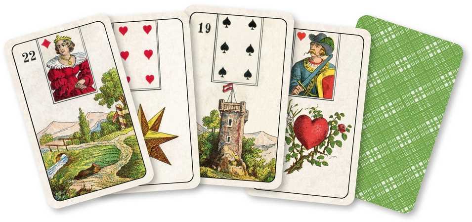 Cartamundi Mini Taro A.E. Waite & Petit Lenormand rinkinys – prancūzų k., būrimams