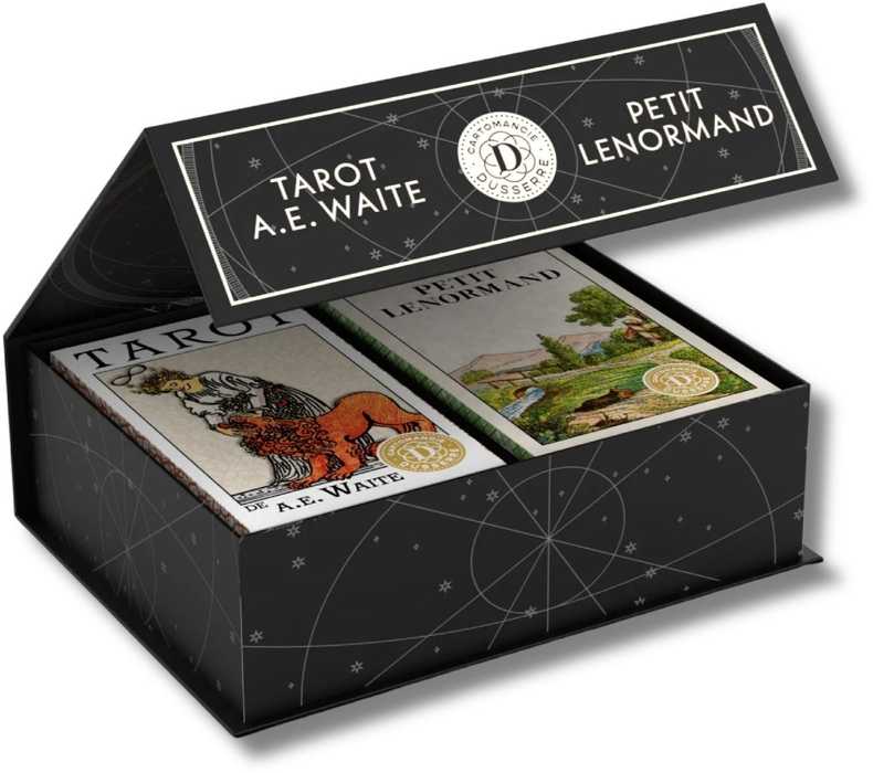 Cartamundi Mini Taro A.E. Waite & Petit Lenormand rinkinys – prancūzų k., būrimams