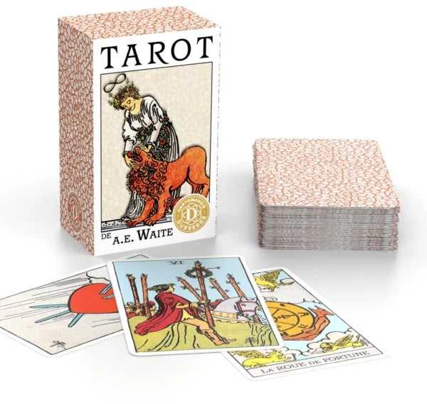 Cartamundi Mini Taro A.E. Waite & Petit Lenormand rinkinys – prancūzų k., būrimams