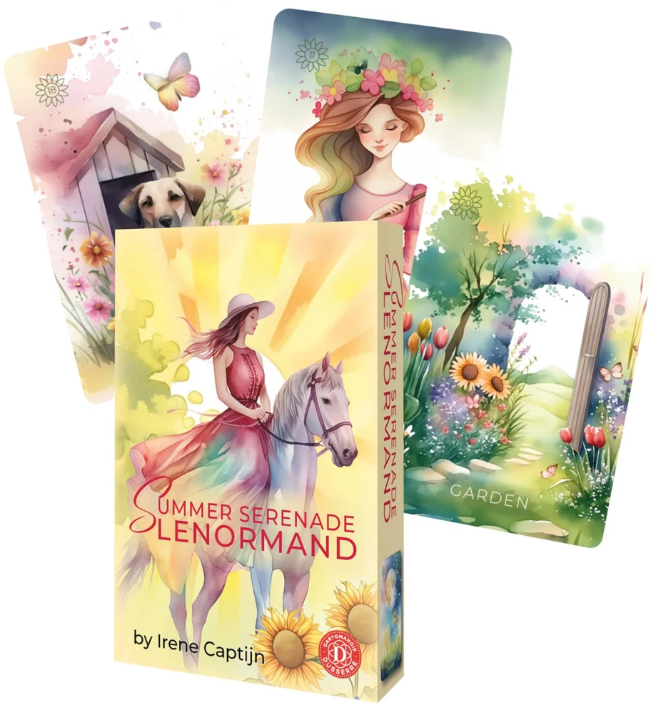 Cartamundi Kolekcionuojamos Kortelės - Summer Serenade Lenormand Deck With Guide