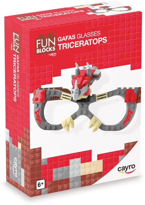 Cayro Fun Blocks „Triceratopso akiniai“, nuo 6 m.