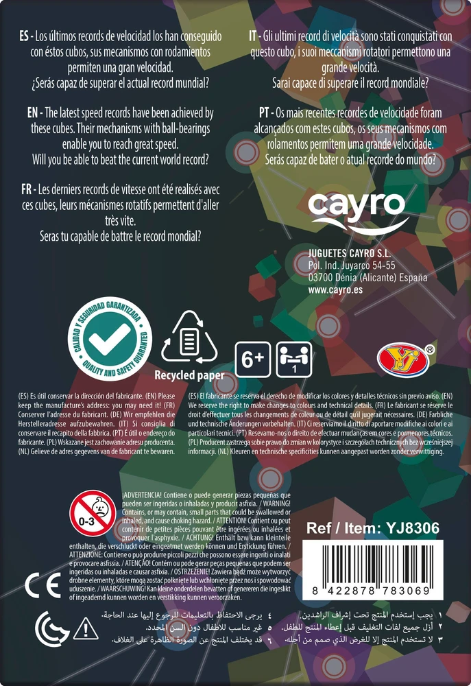 Cayro galvosūkis „Kubas 3x3x3“, nuo 6 m.