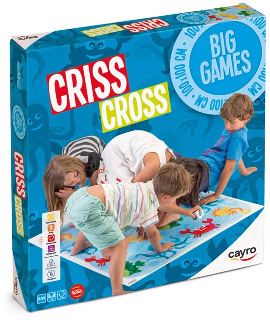 Cayro grindų žaidimas „Criss Cross“, 2–8 žaid., nuo 5 m.