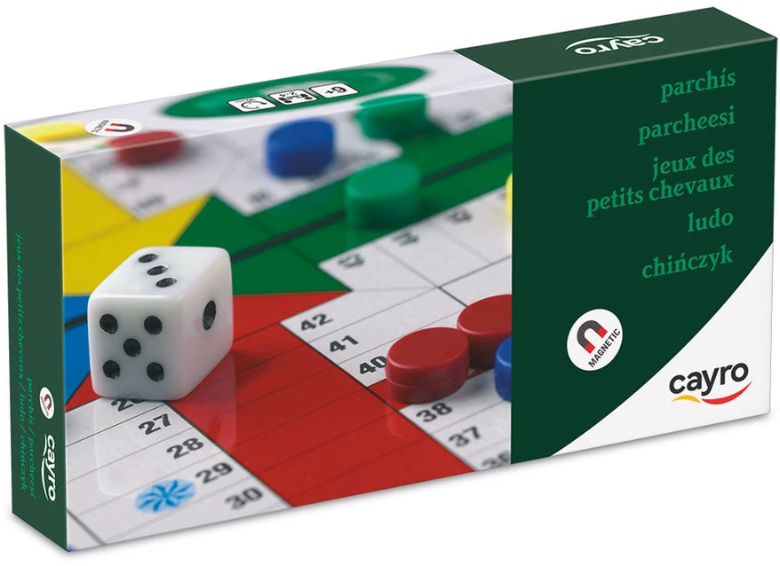 Cayro kelioninis žaidimas „Magnetinis Ludo (Parchís)“, 2–4 žaid., nuo 6 m.