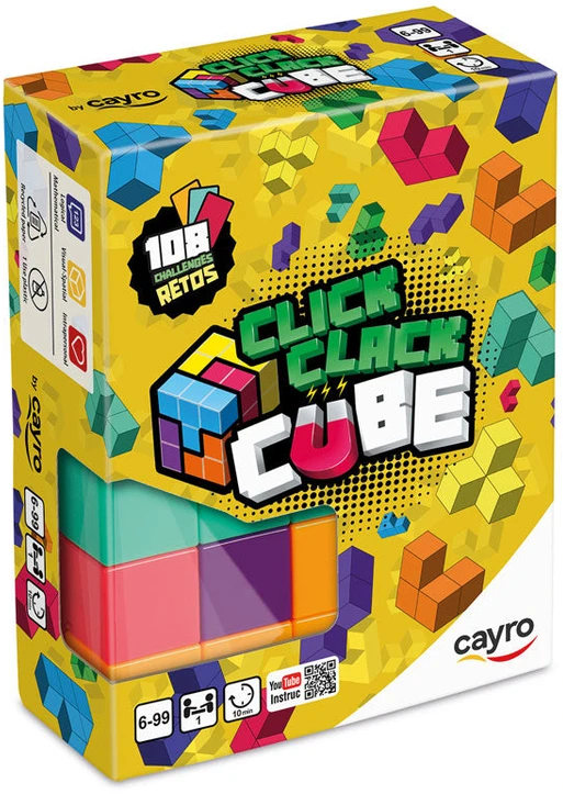 Cayro loginis žaidimas „Click Clack Cube“, nuo 6 m.