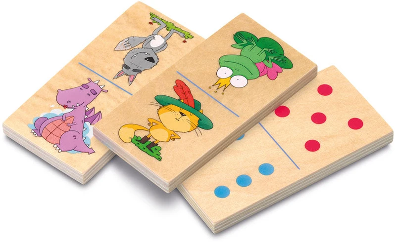 Cayro medinis domino „Domino Kids XL“, 2–4 žaid., nuo 2 m.