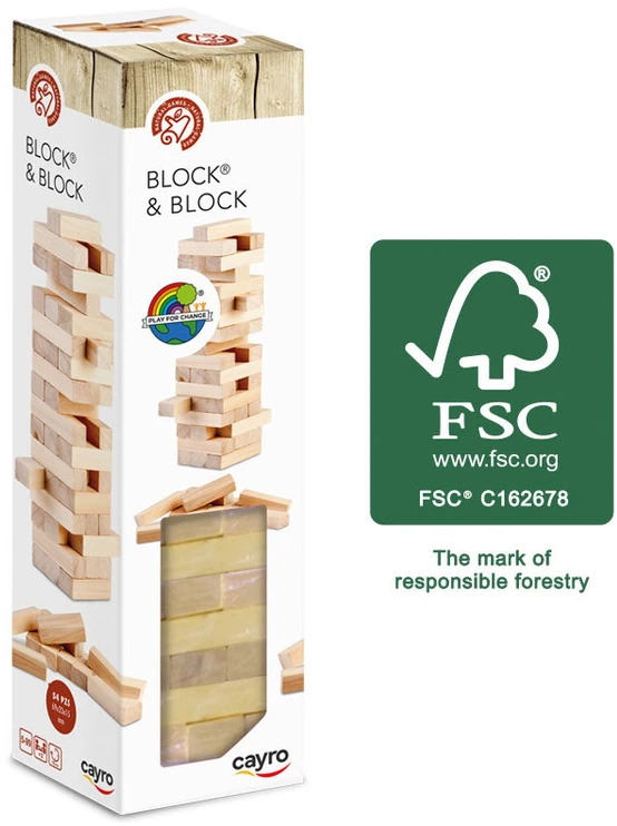 Cayro vikrumo žaidimas „Block & Block Classic“, 2–8 žaid., nuo 5 m.