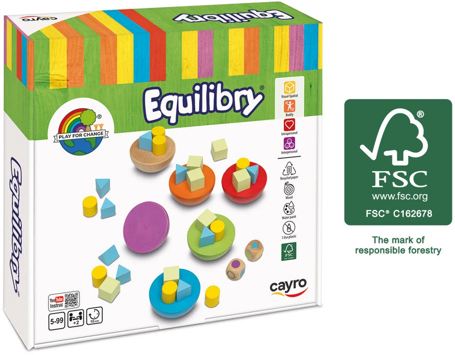 Cayro vikrumo žaidimas „Equilibry“, 2–8 žaid., nuo 5 m.