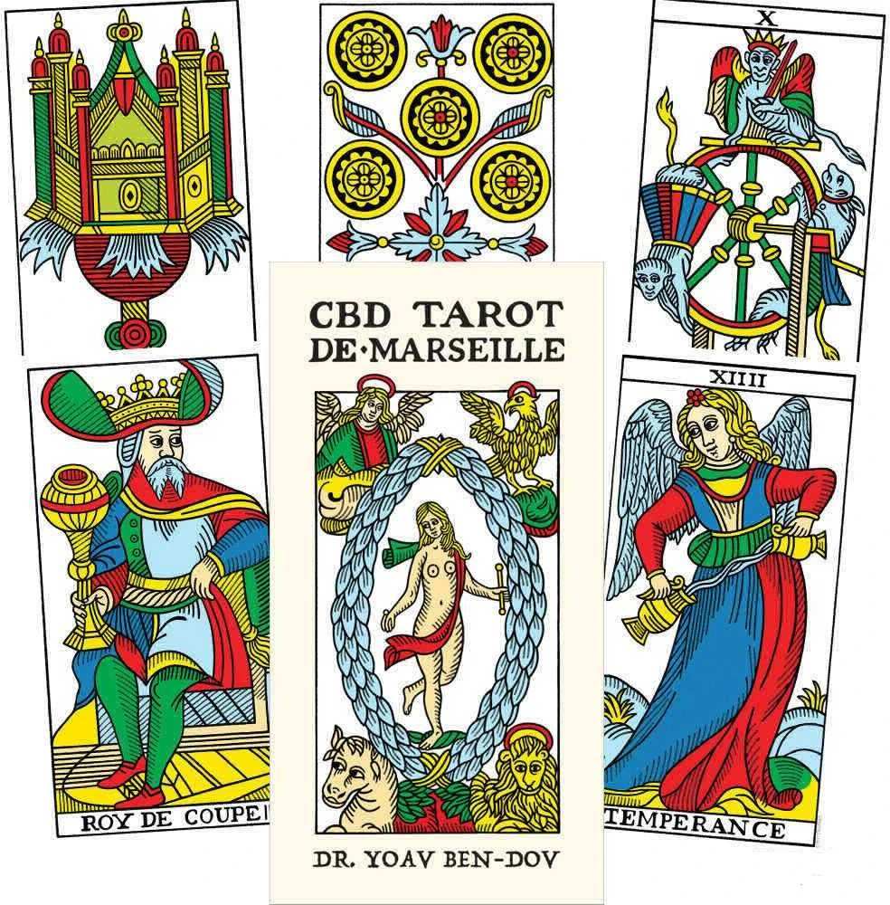 US Games Systems CBD Tarot De Marseille Kortos