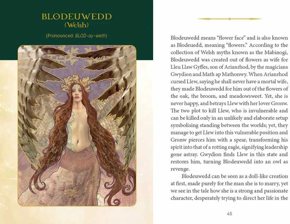 Schiffer Publishing Celtic Goddesses, Witches And Queens Oracle Kortos