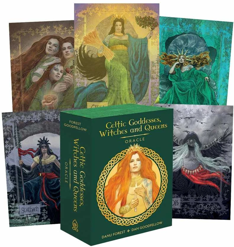 Schiffer Publishing Celtic Goddesses, Witches And Queens Oracle Kortos