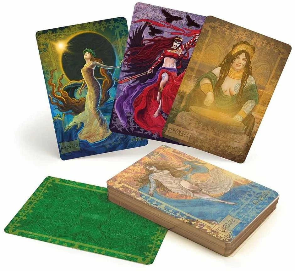 Schiffer Publishing Celtic Goddesses, Witches And Queens Oracle Kortos