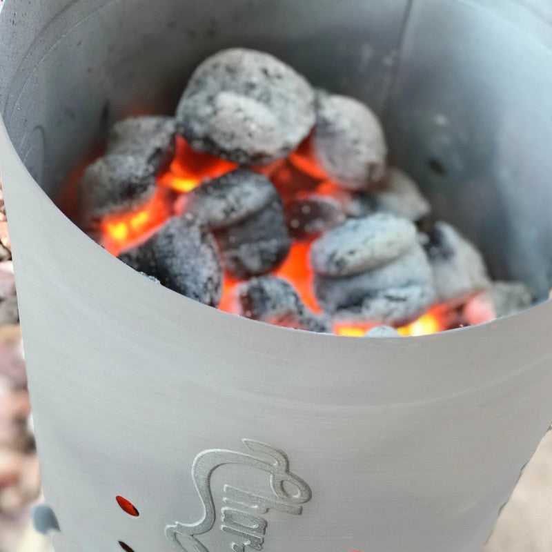 Char Griller Anglių įkūrimo kaminėlis su Easy Dump – greitam BBQ griliui