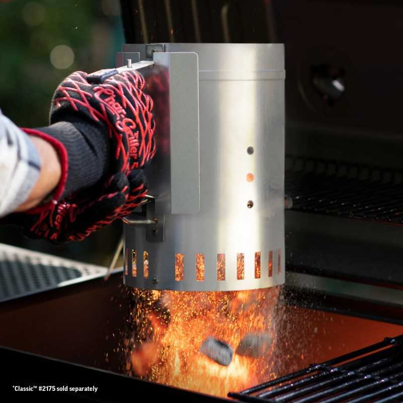 Char Griller Anglių įkūrimo kaminėlis su Easy Dump – greitam BBQ griliui