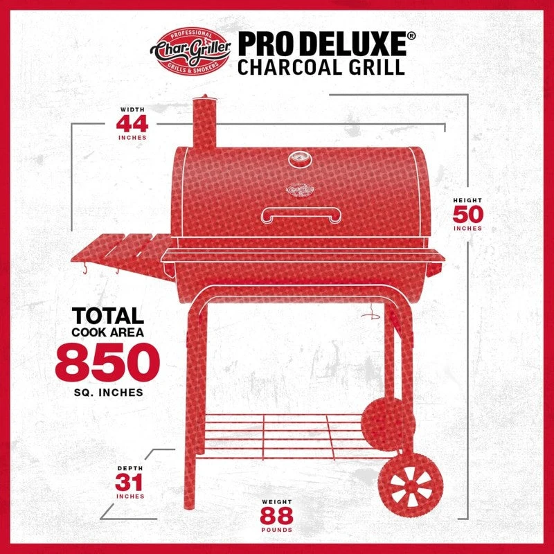 Lauko kepsninė Char-Griller Pro Deluxe