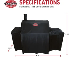 Kepsninės uždangalas Char-Griller Universal Barrel and Offset Smoker