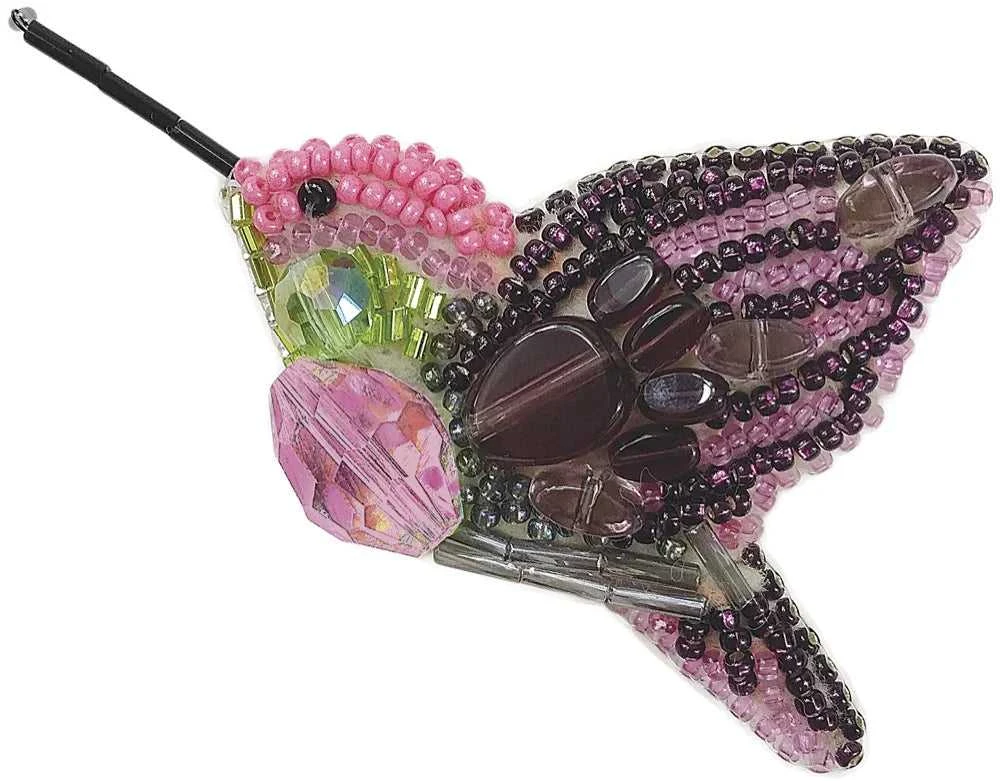 Charivna Mit Karoliukų brošės rinkinys 'Skrendantis paukštis' Crystal Art, Preciosa