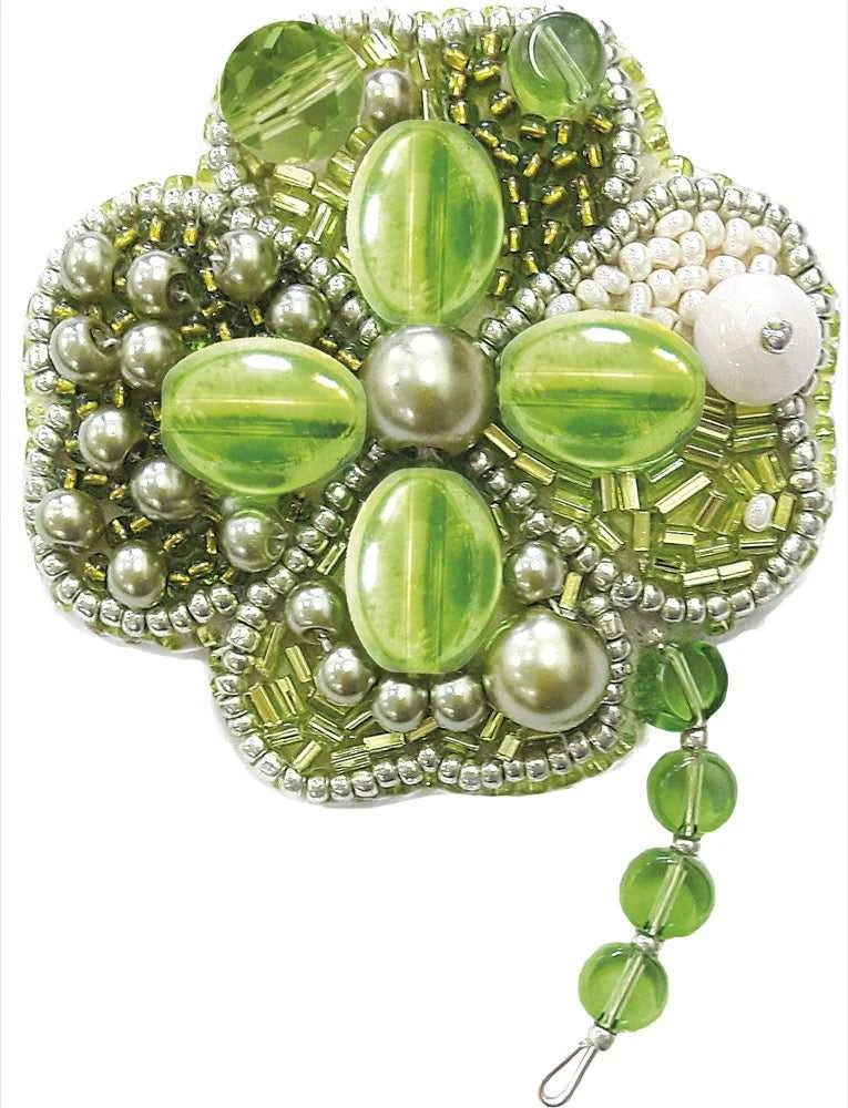 Charivna Mit Karoliukų siuvinėjimo rinkinys sagės gamybai Crystal Art „Sėkmės simbolis“