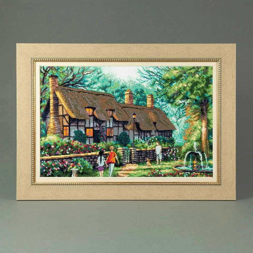 Charivna Mit Siuvinėjimo kryželiu rinkinys Veidrodinis vanduo, Aida16, 36×24,5 cm, 44 spalvų