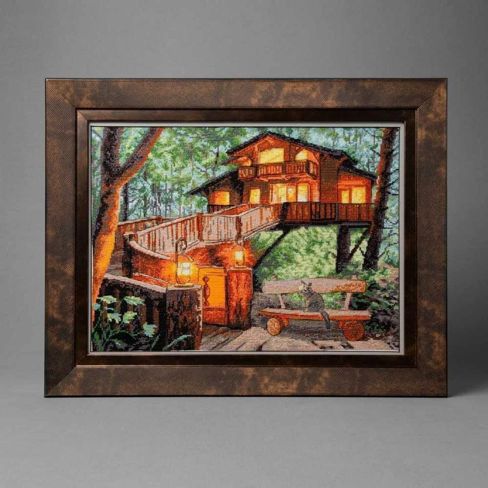 Charivna Mit Siuvinėjimo kryželiu rinkinys Slapta vieta 33×24 16ct Aida Madeira 32 spalvos