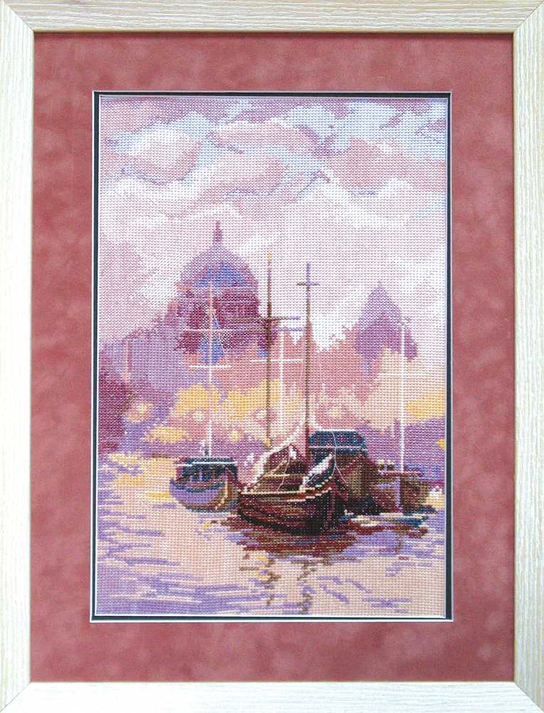Charivna Mit Siuvinėjimo kryželiu rinkinys „Venecija“, Aida 14, 25 spalvų, 21×31,5 cm