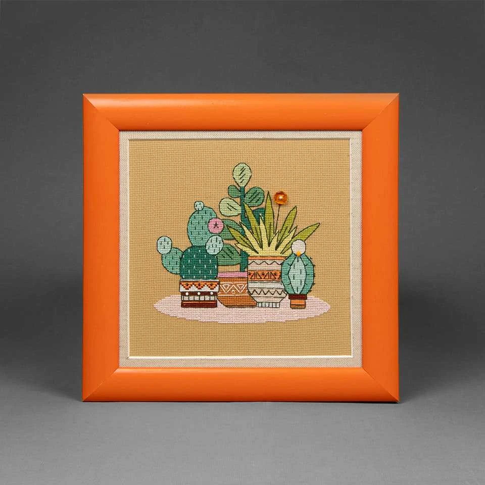 Charivna Mit Siuvinėjimo kryželiu rinkinys Bright Mexico triptikas, 18x18 cm, Crystal Art