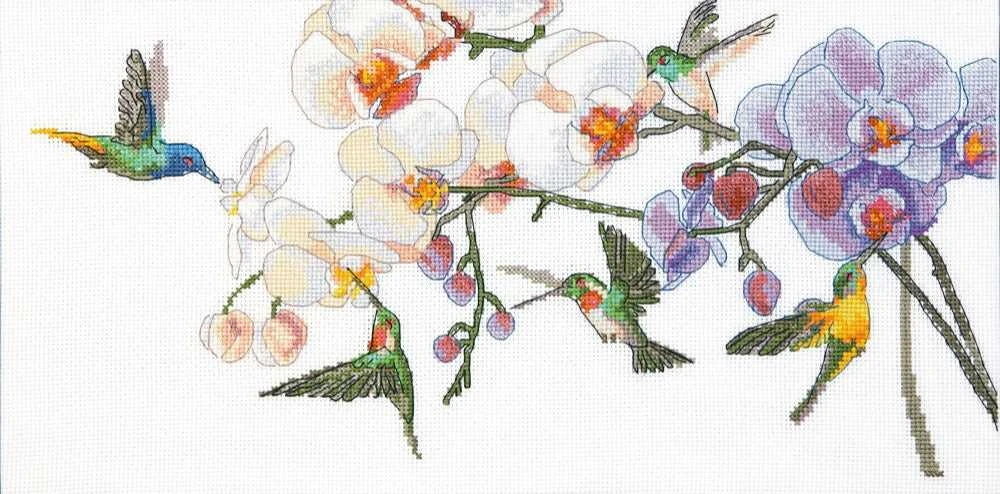 Charivna Mit Siuvinėjimo kryželiu rinkinys Tropikų kvapas, Aida 14, 31 sp., 40×20 cm