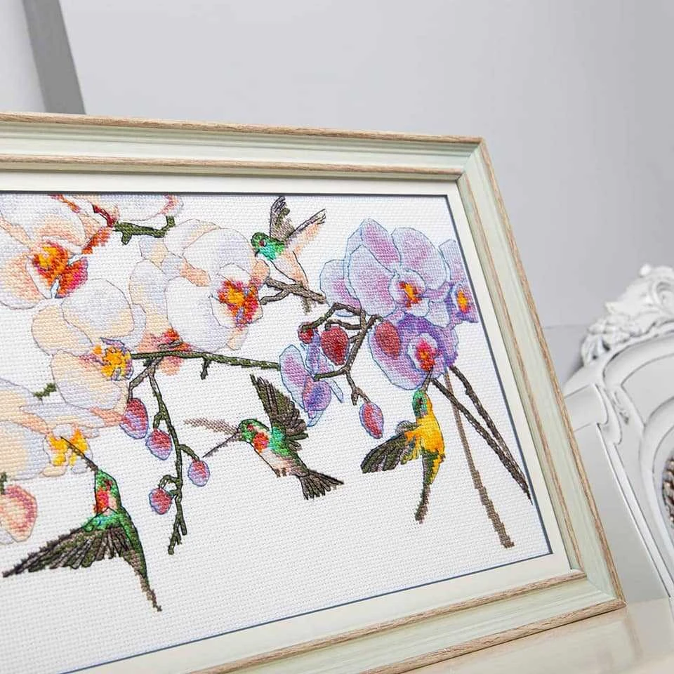 Charivna Mit Siuvinėjimo kryželiu rinkinys Tropikų kvapas, Aida 14, 31 sp., 40×20 cm