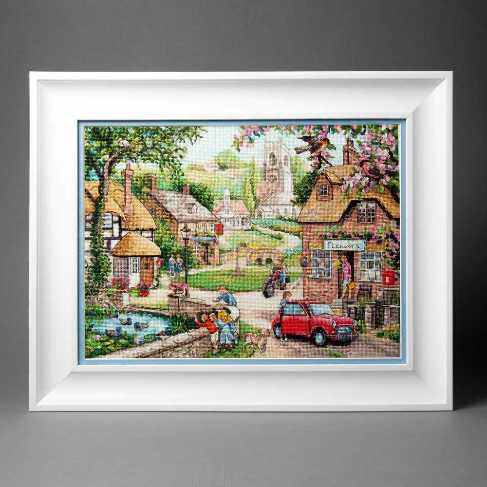 Charivna Mit Siuvinėjimo kryželiu rinkinys „Vienas rytas“, Aida 16, 47 spalvų, 34,5×25,5 cm