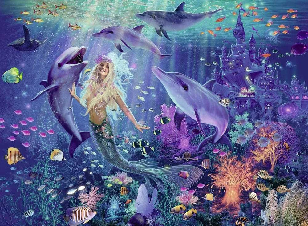 Charming mermaids 500 Piece Puzzle - RAVENSBURGER dėlionė