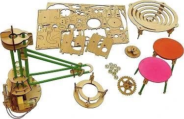 Cheatwell Games Medinis konstruktorius „Bounce Marble Run“ su motorizuotu keltuvu