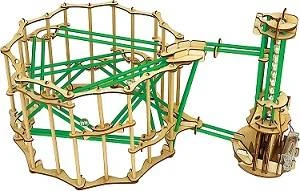 Cheatwell Games Medinis konstruktorius „Helix Marble Run“ su 2 m kamuoliukų trasa