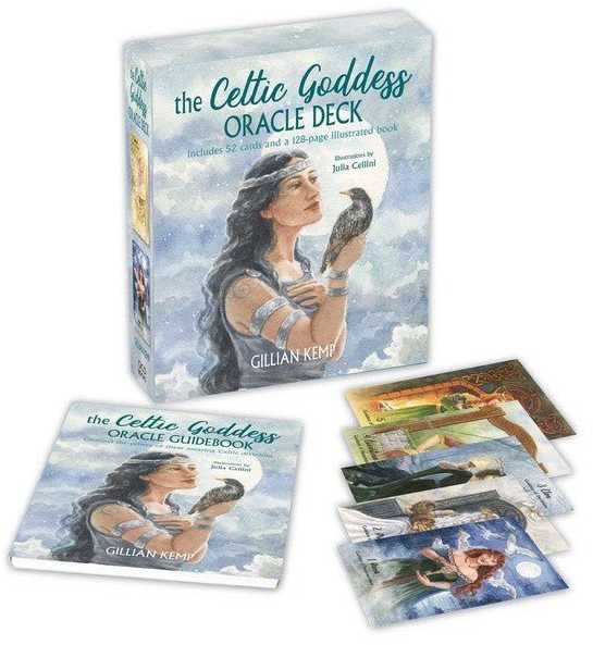 KNYGA Cico Books Celtic Goddess Oracle kortos